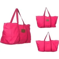 Rungassi Shopper Rungassi Strandtasche Badetasche Tasche Shopper XXL Farbe: pink