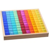 CHiLA Lernspielzeug Lux (Qube - Set 100, 100-St)
