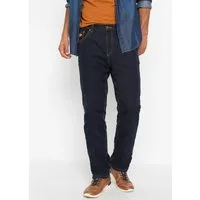 bonprix Gerade Jeans klassische Passform, mit Stretch-Anteil, mit wärmendem Fleecefutter