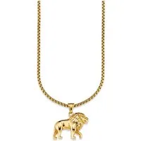 Bruno Banani Kette mit Anhänger Schmuck Geschenk Halskette Löwe Venezianerkette