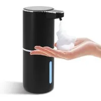 ARCASA Seifenspender Seifenspender Automatischer Schaumseifenspender 400ml USB-C Sensor, (Schaumseifenspender Set kontaktlos mit Klebepad und Akku für innen, Sensor Seifenspender Set inklusive Wandhalterung und USB-C Kabel 1tlg), Automatischer Seifen