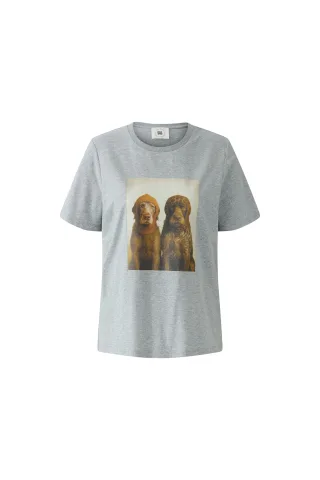 Oui - T-Shirt river stone - Gr. - 36