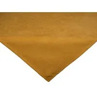 beties Mitteldecke FarbTon (1-tlg, 1 Stück Mitteldecke), Chenille-Haptik Raumausstatter Qualität ca. 60x60 cm curry-gelb