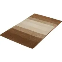 MEUSCH Badematte Palace, Badvorleger, Badezimmer Teppich, Höhe 23 mm, rutschhemmend beschichtet, fußbodenheizungsgeeignet, Kunstfaser, Badteppich, gestreift, mit Farbverlauf, waschbar