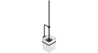 Giese WC Garnitur mit langem Stiel schwarz matt, 21077-14 21077-14