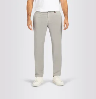 MAC - MAC JEANS - Lennox, Printed Light High Stretch braun - Gr. - 34
