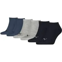 PUMA Sneakersocken Soft Cotton (3-Paar) mit Cat-Logo und PUMA-Schriftzug
