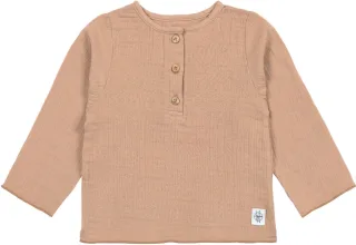 Lässig Musselin Langarmshirt GOTS maple Gr. 62/68