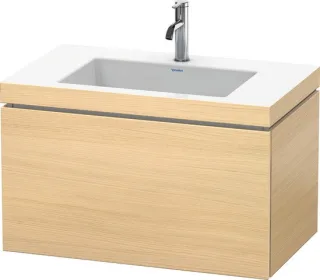 Duravit L-Cube c-bonded Set wandhängend Mediterrane Eiche Matt 800x480x500 mm - LC6917O7171 LC6917O7171