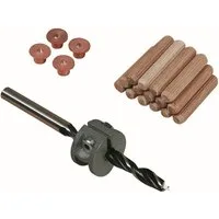 Wolfcraft Schrauben- und Dübel-Set Wolfcraft Dübel-Set Ø 8 mm, 31 teilig