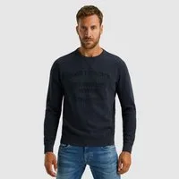 PME LEGEND Sweatshirt Crewneck gd terry mit Schriftzug
