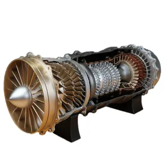NIKOLATOY 1/10 WS-15 Turbofan Frighter Engine Model DIY Assembly Kit Excellent STEAM Education Science Discovery Toys Ki