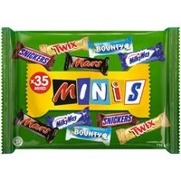 Mars GmbH Süßigkeit MIXED Minis 710g Mini Schokoriegel, Mars, Snickers, Twix, Bounty, Schokolade