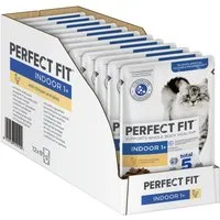 Perfect Fit PERFECT FIT™ Katze Portionsbeutel Indoor mit Huhn 12 x 85g, Nassfutter für: Katze