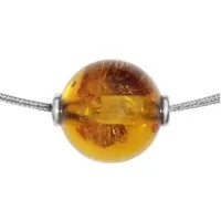 OSTSEE-SCHMUCK Collier Ostsee-Schmuck Collier Bernsteinkugel 13 mm (1-tlg)