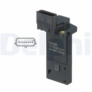 Delphi Luftmassenmesser Chevrolet Opel AF10682-12B1