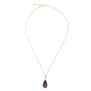 Orphelia 'Lilja' Damenkette aus 925 Sterling Silber mit Anhänger - Rose zh-7367