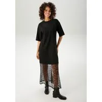 Aniston CASUAL Maxikleid mit raffinierter Spitze am Saum