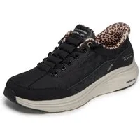Skechers CONTOUR FOAM-LEOPARD DREAM Slip-On Sneaker Schlupfschuh, Halbschuh, Freizeitschuh mit Animal-Print