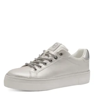Tamaris - Da.-Schnürer white pearl - Gr. - 36