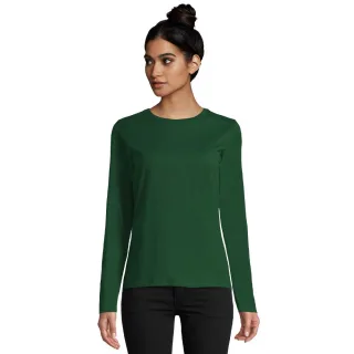 SOLS - "Imperial" T-Shirt für Damen Langärmlig (Flaschengrün)
