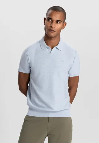 Dstrezzed - Mercury Short Sleeve Polo Lt. Blue - Gr. - XXL