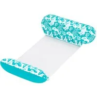 Bestway Badeinsel Catching Rays™, (Packung, 1-St., 114 x 81 x 22 cm), Verwendung als Poolsessel, Hängematte, Sattelsitz oder Luftmatratze