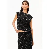 Armedangels Blusentop DOT DRAWSTRING Bluse aus Visokse-Mix Relaxed Fit