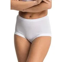 Speidel Taillenslip Nelly 1120 (Vorteilspack, 10-St., 5er-Pack, 10er-Pack) Damen Schlüpfer hoch geschnitten reine Baumwolle Feinripp