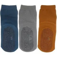 Mejale Kurzsocken Babysocken Jungen Mädchen Kurzsocken Anti Rutsch 3 Paar Baumwolle (Set, 3-Paar, 3 Paar) Wellenförmige Anti-Rutsch-Noppen