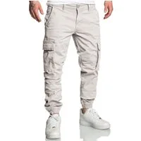 Amaci&Sons Chinohose PLANO Cargo Jogger-Chino Herren Cargo Jogger Chino Jeans Hose