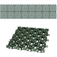 BigDean Rasengitter 16x Rasengitter Paddockplatte 50x50 cm Reitplatzmatten Rasenmatten, 50x50 cm, Set, 16-St., Rasengitter, Rasengitter, Paddockplatten, Hochbelastbar, UV-Beständig