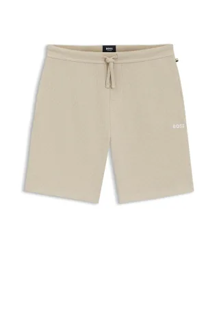 BOSS Menswear Black - Waffle Shorts Light Beige - Gr. - M
