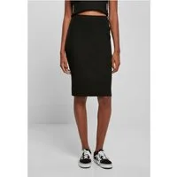 URBAN CLASSICS Sweatkleid Ladies Rib Knit Midi Skirt XS bis 5XL