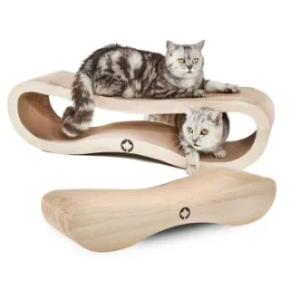Canadian Cat Company Kratzbrett Orbit + Satellite 2.0 naturfarben