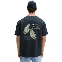 Marc O'Polo T-Shirt loose mit maritinem Rückenprint