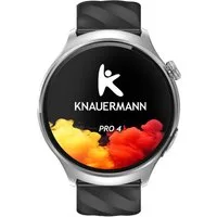 Knauermann PRO 4 (2026) Gesundheitsuhr mit Anruf & SOS Funktion Smartwatch (Proprietär), Bluetooth