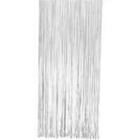 habeig Türvorhang Insektenschutz, 100 x 230 cm, 400 Stränge, grau-weiß, 360-400 Stränge
