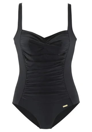 LASCANA - LASCANA Badeanzug black - Gr. - 46D