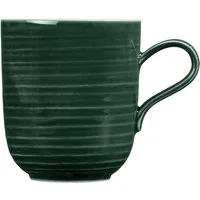 Seltmann Weiden Becher Seltmann Weiden Terra Moosgrün Becher mit Henkel 0,4 l, Porzellan