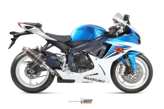 Sport Auspuff MIVV GP Carbon Suzuki GSX-R 600 / 750 Bj. 2011-2016 Typ: C3 / C4 (EURO-3) +ABE