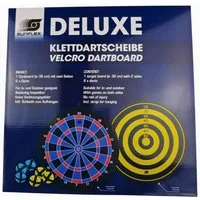 Sunflex Spiel Klettdartscheibe Deluxe, Darts Scheibe Kinder Spiel Klett Wurfspiel Klettballspiel