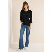 CECIL 3/4-Arm-Shirt im soften Baumwoll-Mix