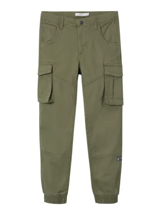 NAME IT - NKMRYAN CARGO R TWI PANT 2222-BA NOOS deep lichen green - Gr. - 152
