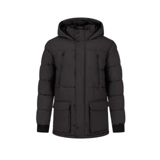 Minoti - Parka für Herren, Wattiert, Wasserfest, Anliegende Passform (Holzkohle)