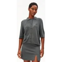 Armedangels Cardigan LINO BLEND Leinen-Mix (Polokragen, Loose Fit)