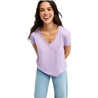 Roxy T-Shirt Laguna Green V Neck