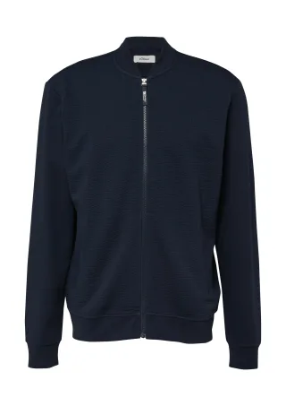 s.Oliver - Sweatshirt Jacke blau - Gr. - XXL