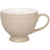 Greengate Tasse Alice Teetasse creamy fudge 0,4 l, Steingut