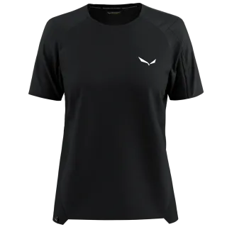 SALEWA - Puez Merino Hybrid T-Shirt Damen - Schwarz (Gr.36)